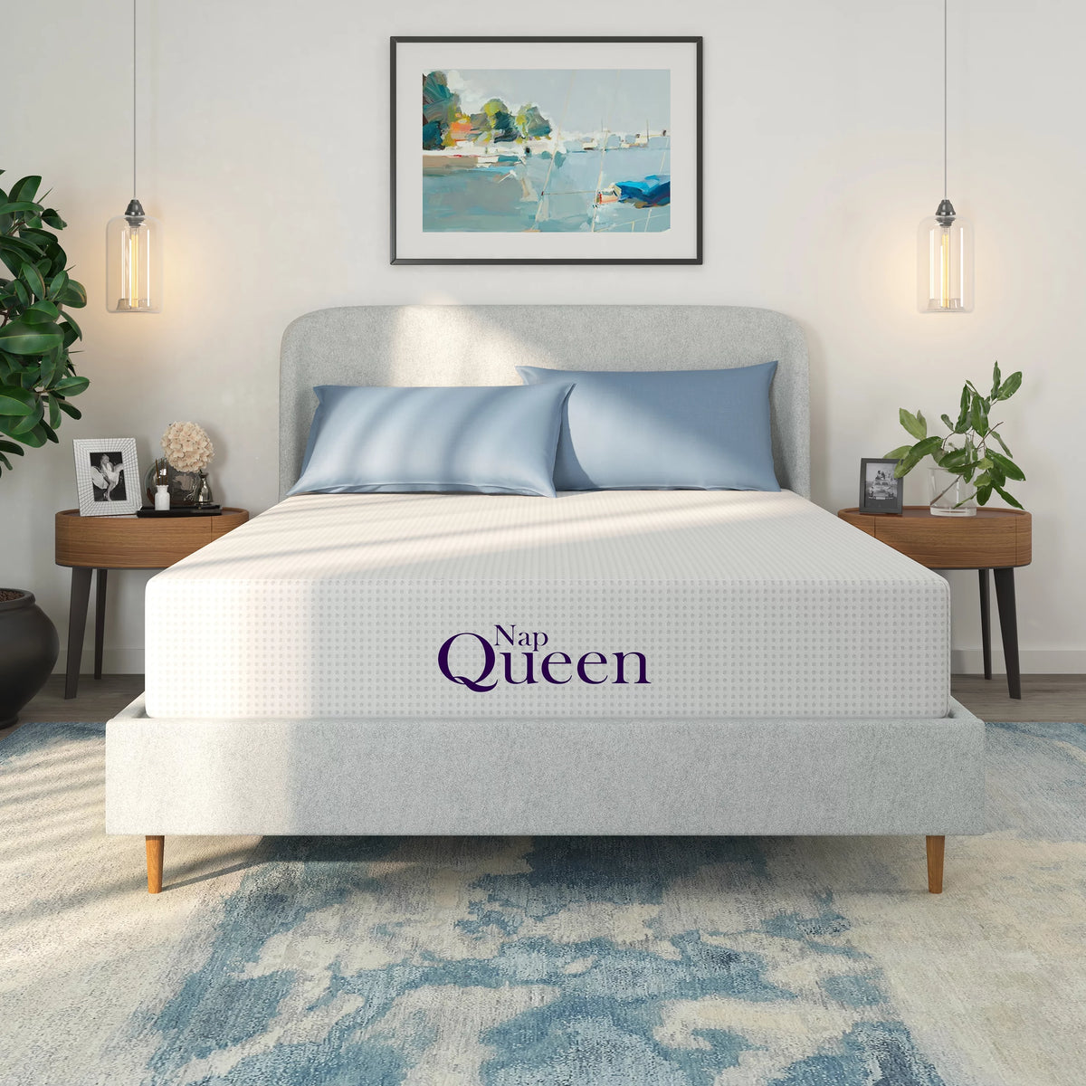 Twin 8" Charcoal Memory Foam Mattress V733841