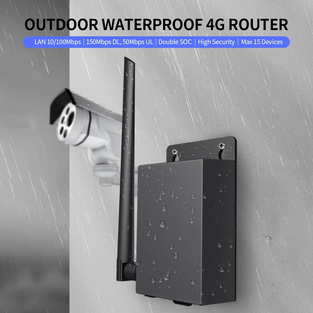 Outdoor Waterproof 4G Router with SIM Slot H88214