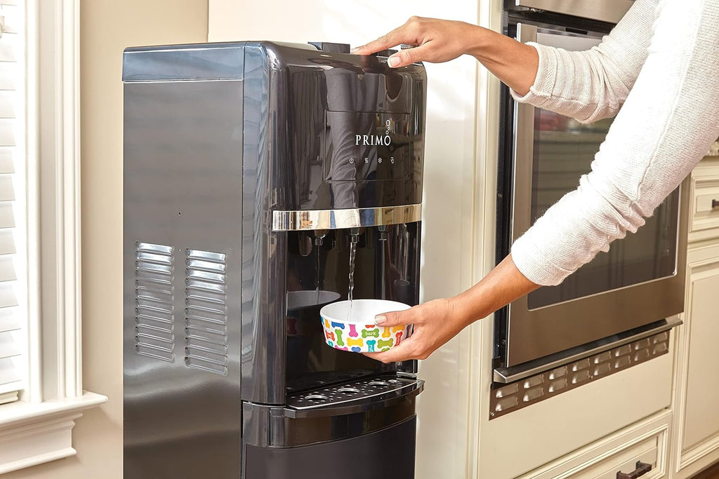 Bottom Loading Self-Cleaning Water Dispenser, 3 Temp, Black F713469