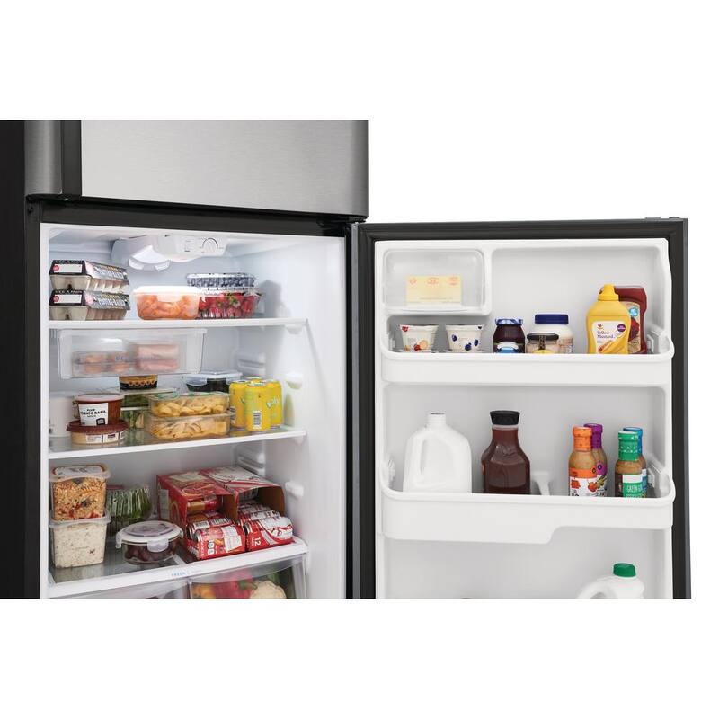 30 in. 20.4 cu. ft. Top Freezer Refrigerator in Stainless Steel A5875