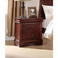 Cherry 2 Drawer Nightstand C266