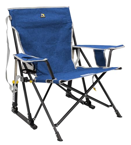 Portable Folding Rocking Camping Chair with Drink Holder O938