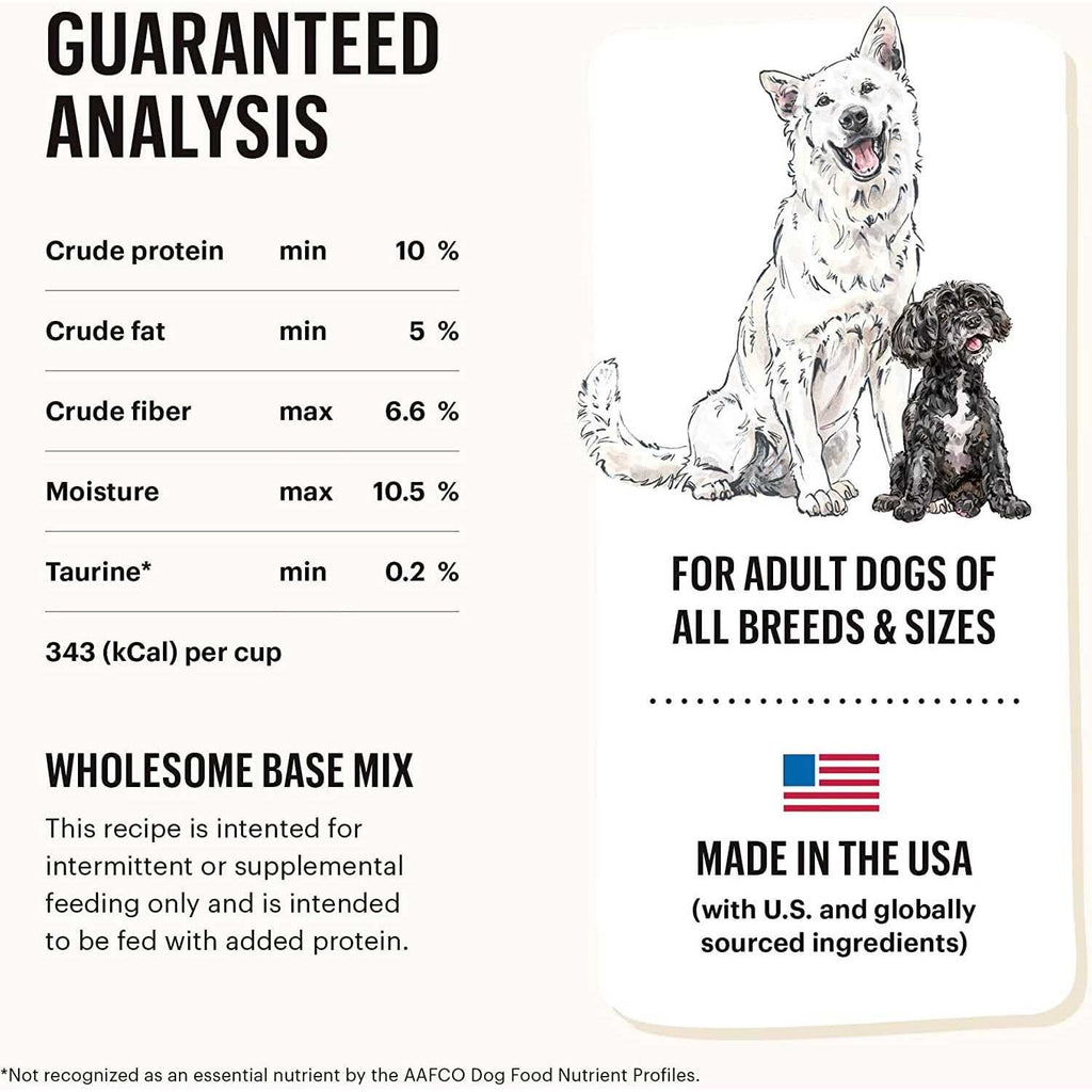 Dehydrated Whole Grain Veggie & Fruit Dog Food I964